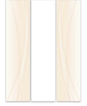 lächenvorhang Linea beige dark 3er Set, Schiebegardine, Schiebegardinen, blickdicht, Flächenvorhang blickdicht, Schiebevorhang,